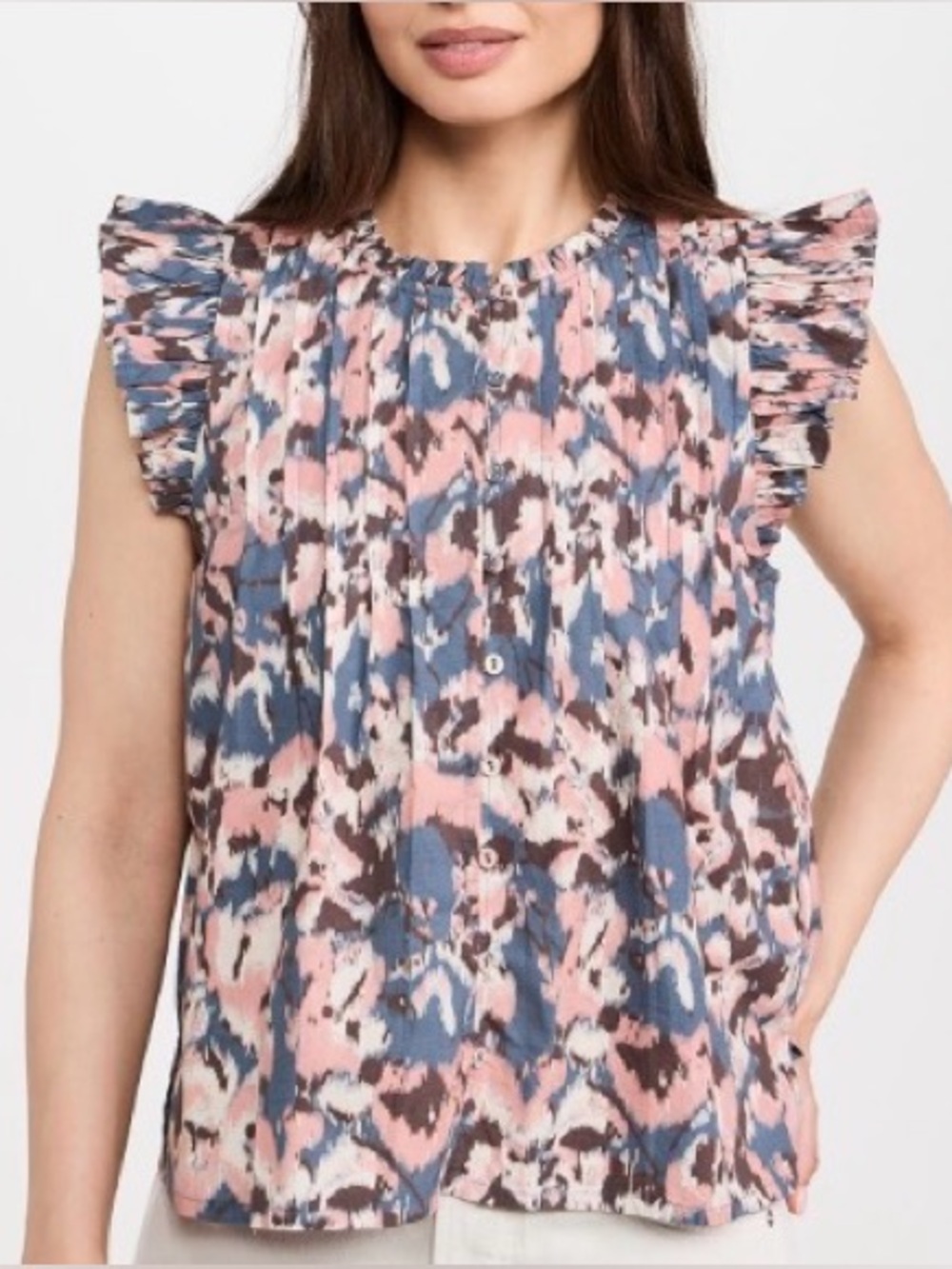 Cleobella Maritza Blouse Le Jules Print: Size Small